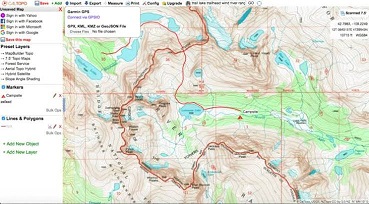 Map the Backcountry with CalTopo