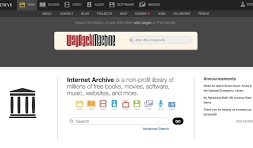 Internet Archive: Digital Library of Free & Borrowable Books, Movies, Music & Wayback Machine